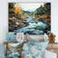 «Coastal Creek Silver Stream I», reproduction sur toile-11828949-11828951