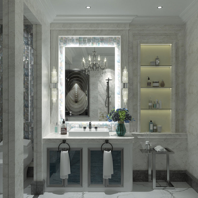 Miroir de salle de bain , 36 po x 24 po