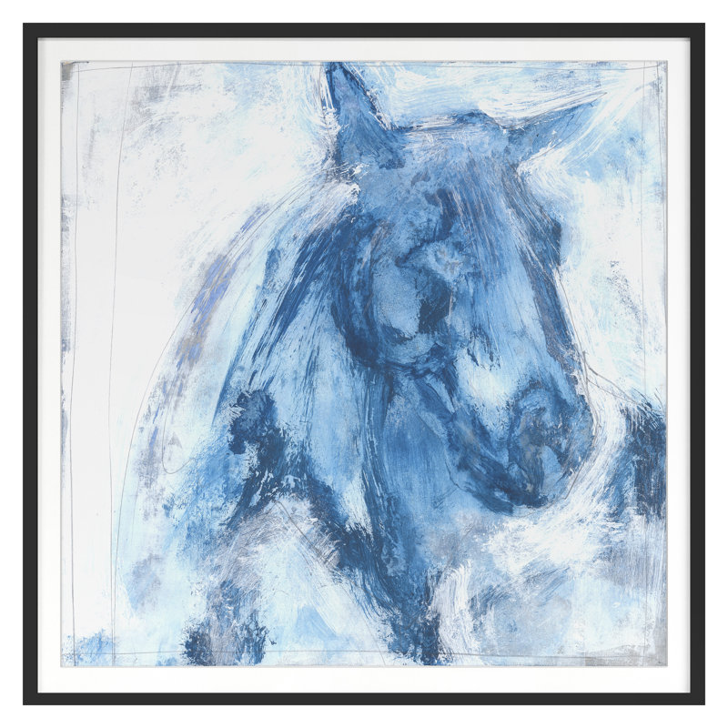 Equestrius 2 Print, 35" H x 35" W, Black