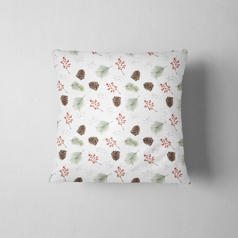 Housse de coussin Pinecone Holiday, H 16 po x l 16 po