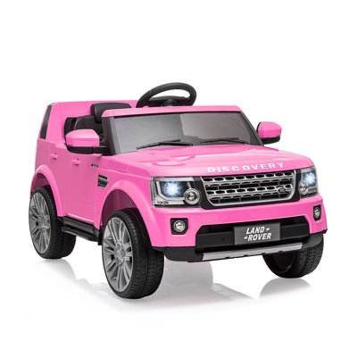 12V Licensed Land Rover Kids Ride On Truck, Electric Car w/Remote, 3 Speeds, Suspension, LED Lights, Bluetooth Music
