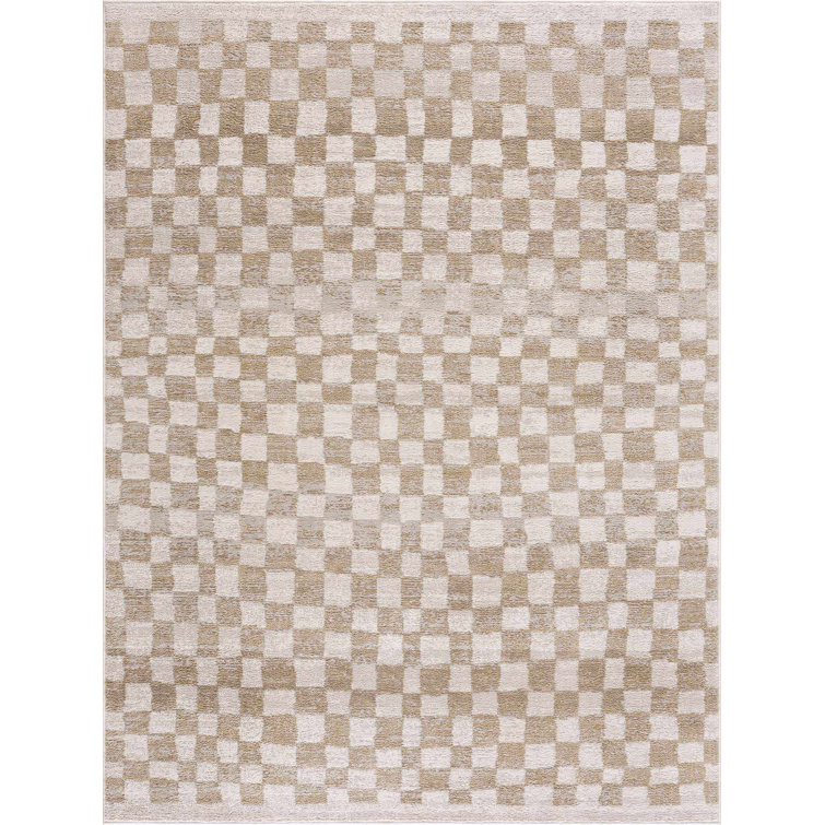 Tapis beige / brun Jasha