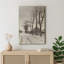 Illustration de paysage de route de campagne d'hiver, photos de chambre de ferme rustique d'hiver, impression sur toile encadrée-2032000937-2032000941