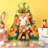 18-Inch Easter Tree with Colorful Eggs and Bunny, Spring Table Decorations with Burlap Base