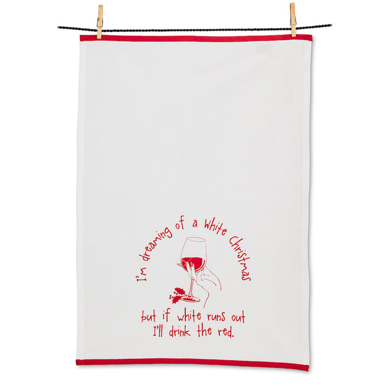 Serviette de thé Christmas Wine