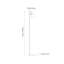 Theia 144cm Brushed Task Floor Lamp