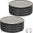 3*3*1FT Raised Garden Bed Set of 2 – Round Galvaniz Planter Box, Open Bottom Design for Drainage, Weather Resistant Anti-Rust Circular Plant Bed for Vegetables, Flowers, Herbs, Gray-1790563557-1790563559