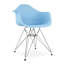 Fauteuil Modholic Eiffel avec pieds en acier, bleu (ensemble de 2)-253025735-208414335