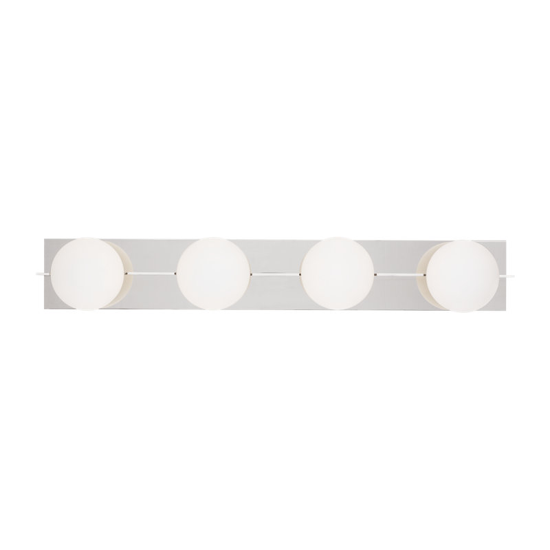 Orbel 4-Light Bath, Polished Nickel
