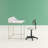 Morgane Metal Base Writing Desk-1624426403