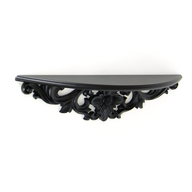 Tablette d'appoint Doby, Noir
