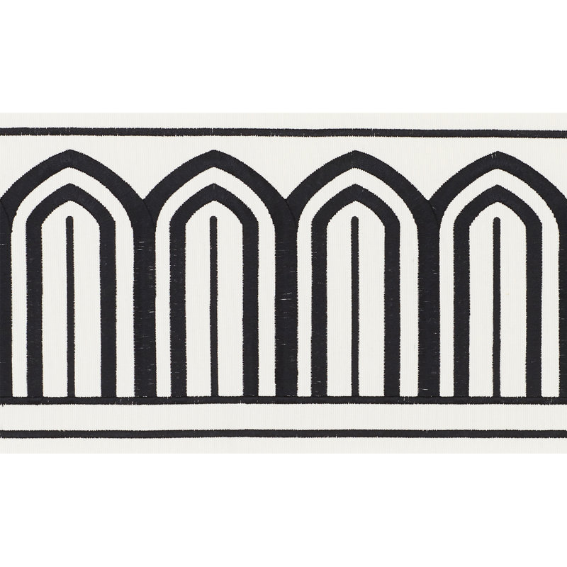 Ruban Schumacher x Miles Redd Arches, Noir / Blanc
