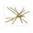 Calume Abstract Bar ObjectDecorative Metal Spiked Bar Object Sculpture for Home Decor - Abstract Sculpture Figurine Accent as Decorations for Living Room Display and Table Styling-427348200-427348757
