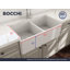 33'' L Double Basin Kitchen Sink-583889533
