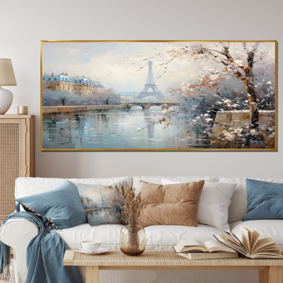 Hiver Paris, Tour Eiffel, charme de ville I - Paris, art mural