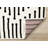 Fresno Modern Black White Striped Area Rug-102210978