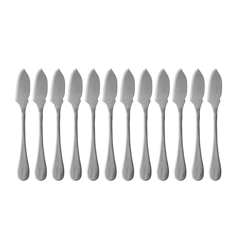 Couteau de table Caccia - 12 pièces, Or givré