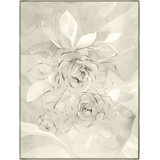 Through A Rose Garden Print by Janice Sadler
