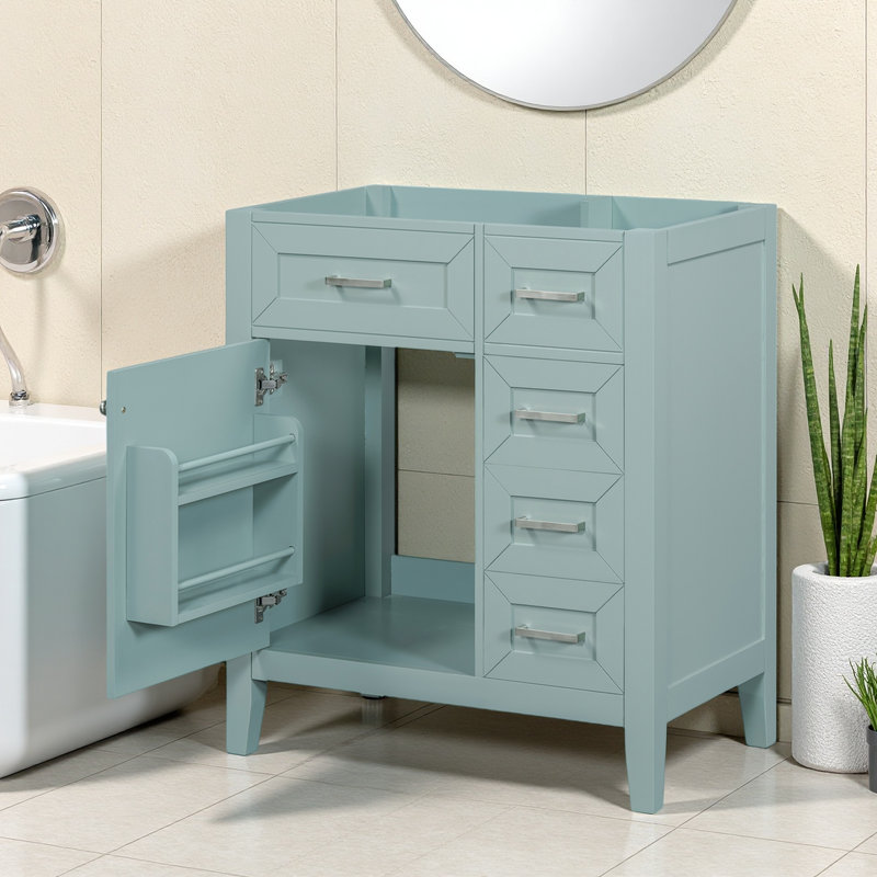Meuble-lavabo 29,5 po sans lavabo, Vert