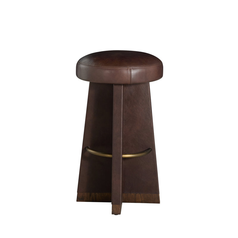 Plateau Leather Swivel Stool, Dusk, Bar Stool (30” Seat Height)