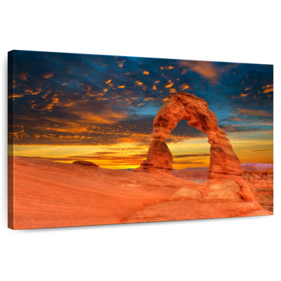 Alvord Arches National Park At Twilight