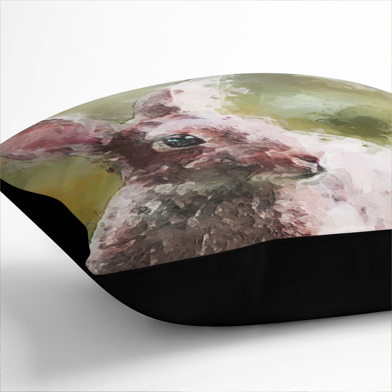 Square Throw Cushion, 40cm H x 40cm W x 15cm D, Black