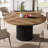 Round Dining Table, 47.2-inch Circle Wood Kitchen Table with Sturdy Fluted Base, Modern Dining Room-1174169822-1142887593