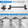 10-Inch High-Pressure Rain Shower Head Combo Set With Adjustable Arm And 5-Setting Handheld Showerhead