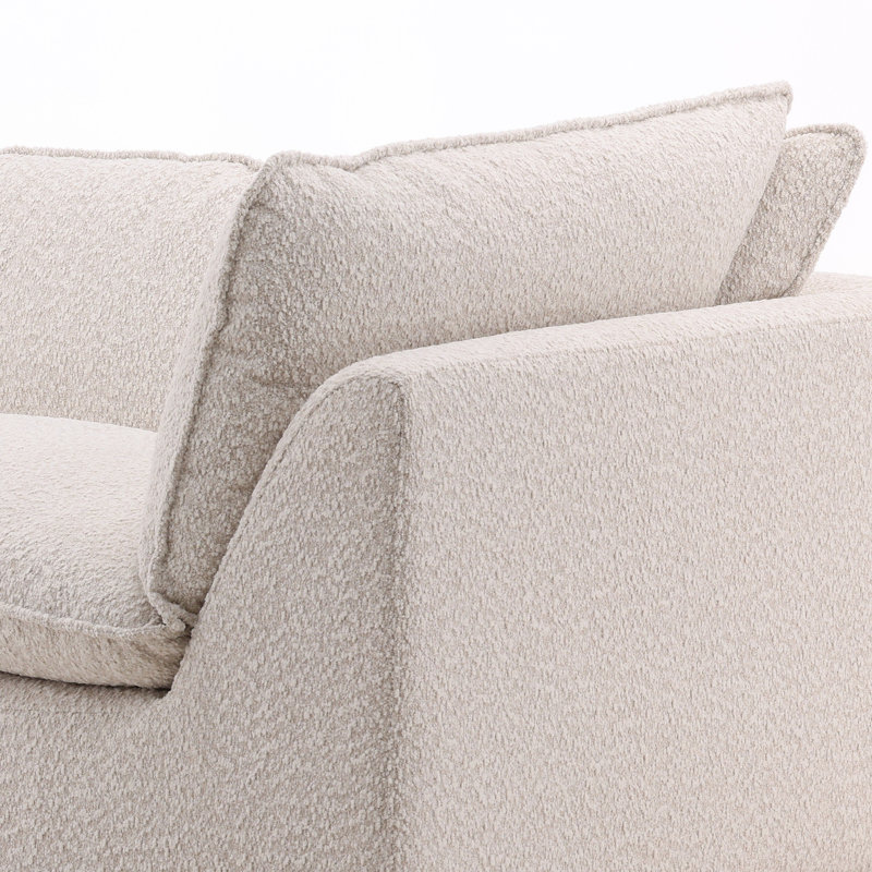 Canapé large Ramona de 104 po, crème Tatum Ramona