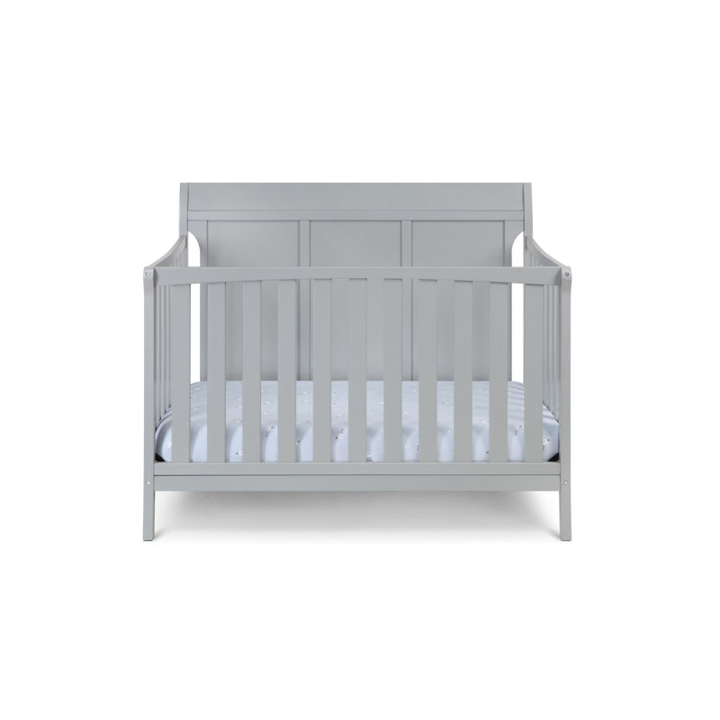 Lit de bébé convertible 4-en-1 Shailee, Gris