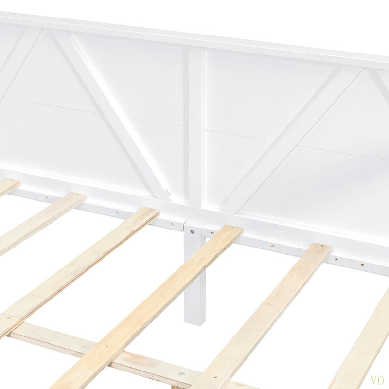 Lit de jour double, Blanc
