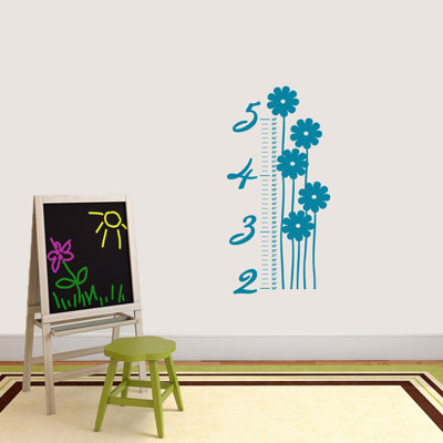 Décalcomanie murale de croissance fleur