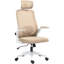 Chaise de bureau ergonomique avec accoudoir rabattable, chaise de bureau en filet, appui-tête rotatif, support lombaire réglable-2134081478-2134081477