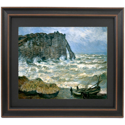 Stormy Sea In Etretat By Claude Monet