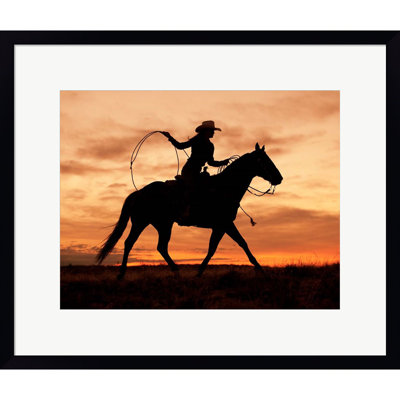 " Cowgirl Silhouette " by J.C. Leacock