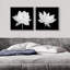 "Fleur de lotus monochromatique, art moderne nordique" 2 pièces-101463264-101463268