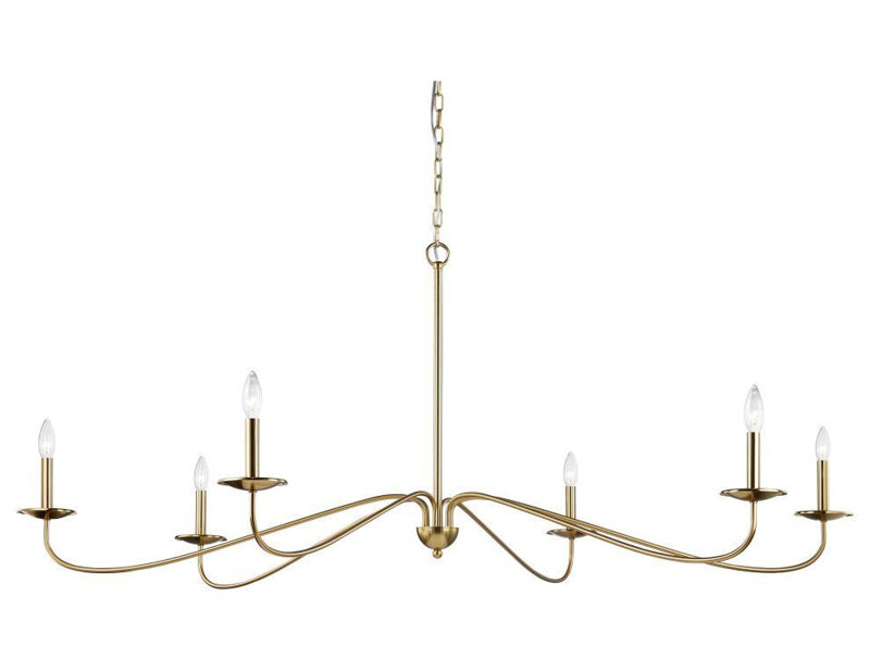 Lustre classique / traditionnel à 6 lumières Muaad
