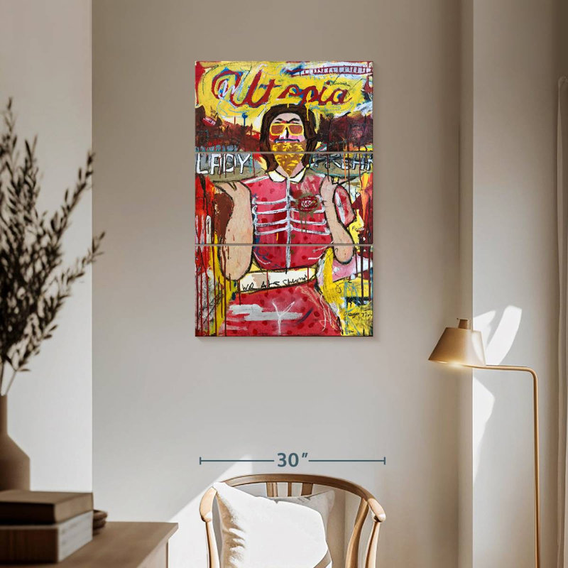 Leisha Utopia, 57" H x 36" W