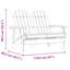 Chaise Adirondack en bois massif Ahaan-1079235283
