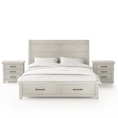 Amasa Solid Wood Piece Bedroom Set