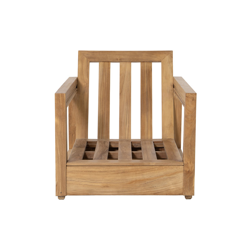 Chatsworth Outdoor 6 - Piece Teak Conversation Set, Natural Sunbrella®