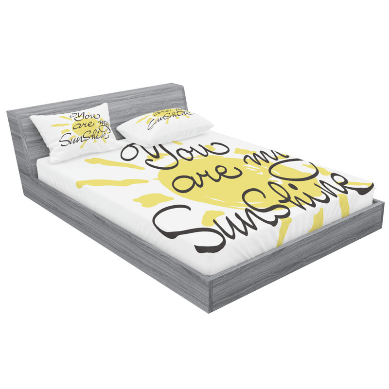 Microfiber Sheet Set, Full Sheet Set with Fitted Sheet