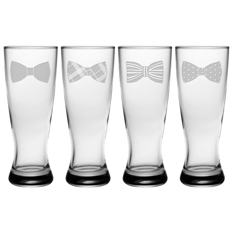 Verre pilsner très grande 20 onces grand Bowties