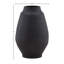 Gannon 17" Tall Terracotta Vase, Black