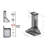 ZLINE 30 in. Professional Convertible Vent Wall Mount Range Hood in Stainless Steel with Crown Molding (587CRN-30)-547119195