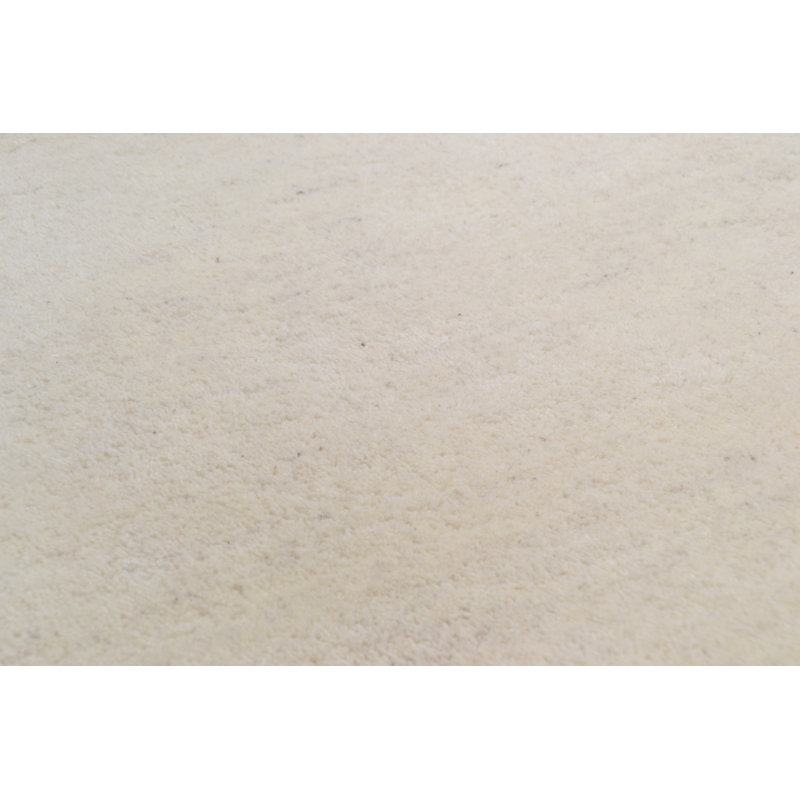 Lene Hand Knotted Wool Beige Rug, Square 200 cm