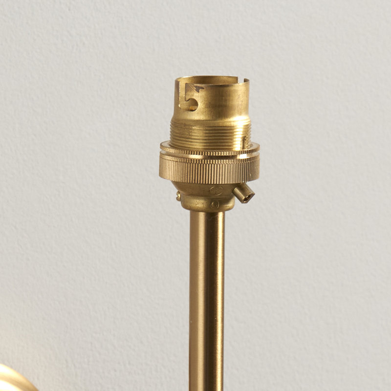 Obelisk T Bar Wall Fitting finished in Br Aged Brass
