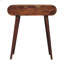 Petit meuble-lavabo rond en bois Soild
