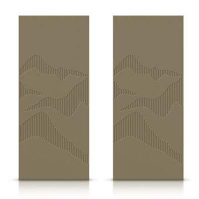 Portes de placard à panneaux et en bois