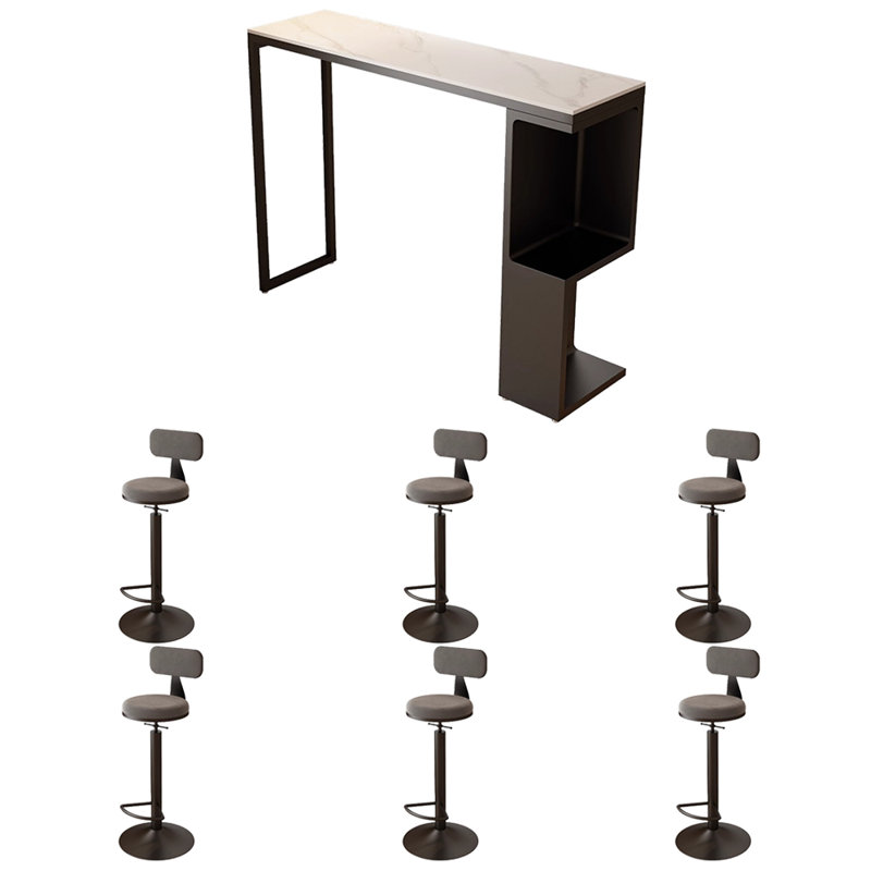 Delbosque, Gris, Noir, 41.3"H x 78.7"L x 15.7"W